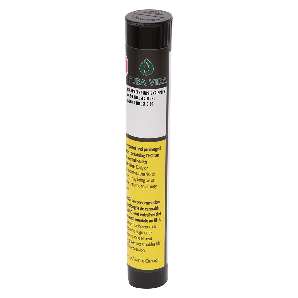 Pura Vida - Raspberry Hippie Crippler Infused Pre-Roll - Sativa - 1x0.5g