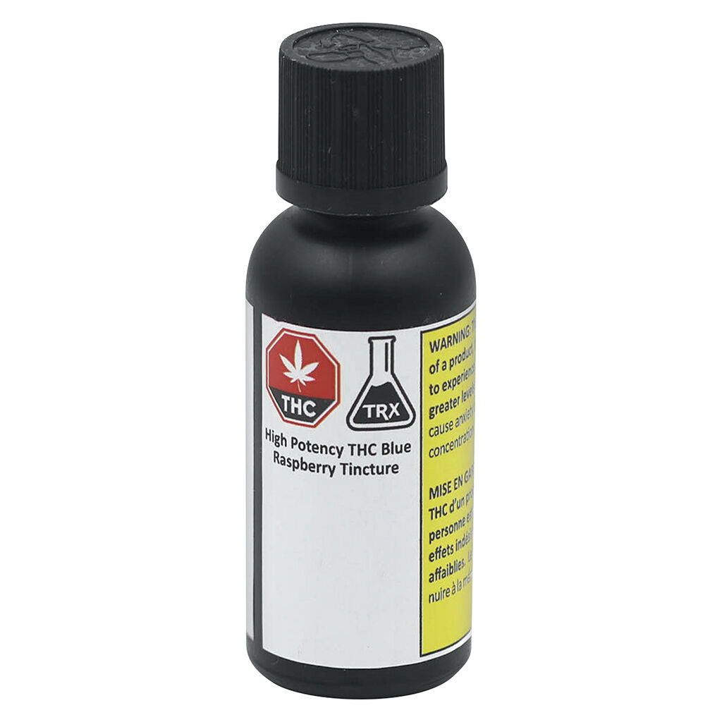 TRX - High Potency THC Blue Raspberry Tincture - Hybrid - 30ml