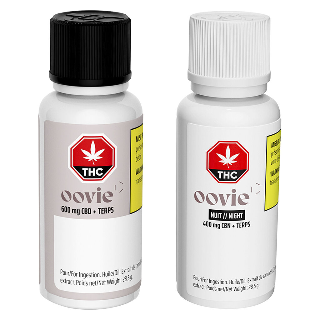 Oovie - CBDay & CBNight Oil Set - Hybrid - 30ml