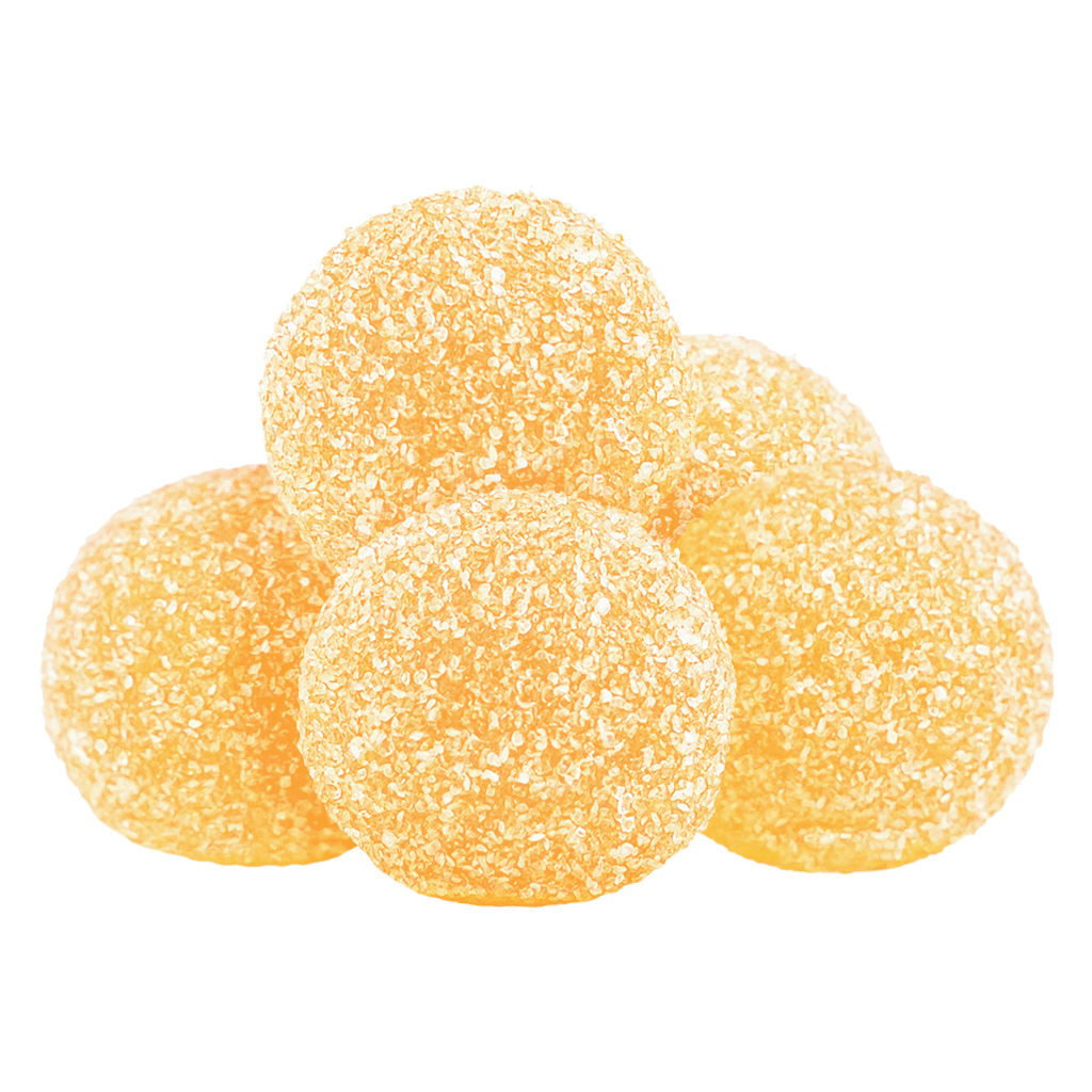 Pearls by grÃ¶n - CBD:THC Sparkling Peach 1:1 Soft Chews - Blend - 5 Pack