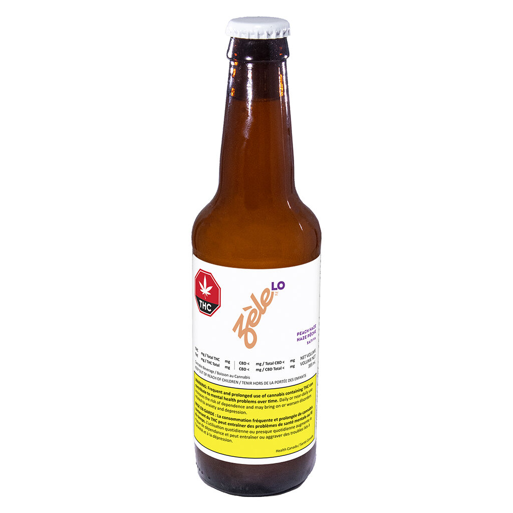 Zele LO - Peach Haze Sativa Craft Soda - 355ml
