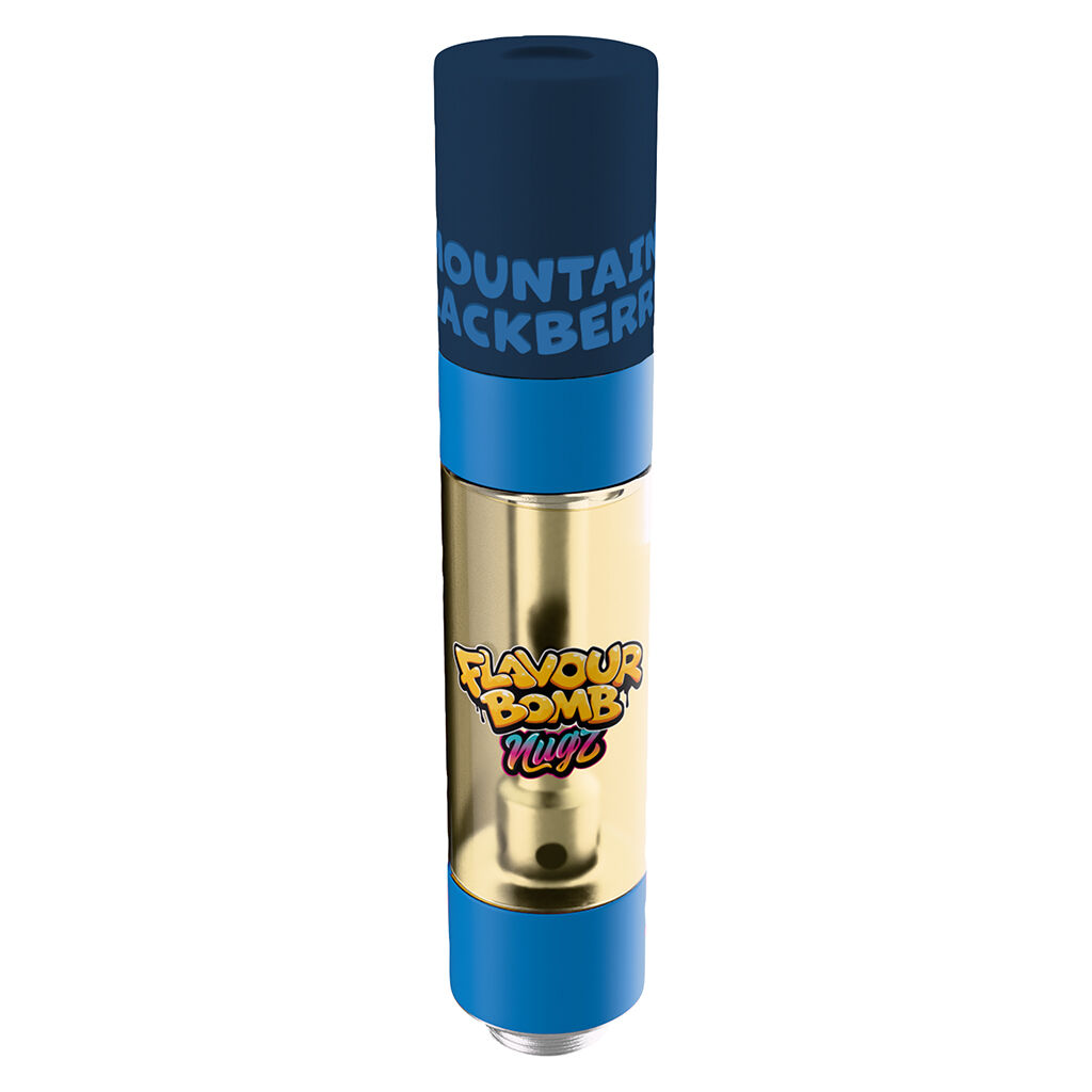 Nugz - Flavour Bomb Mountain Blackberry Liquid Diamond 510 Vape - Hybrid - 0.95g