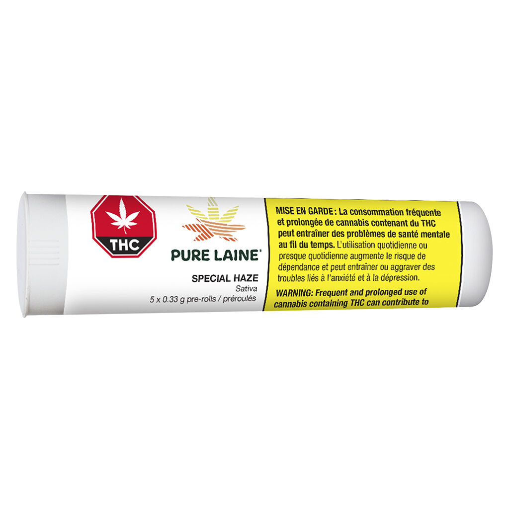 Pure Laine Cannabis - Special Haze Pre-Roll - Sativa - 5x0.33g