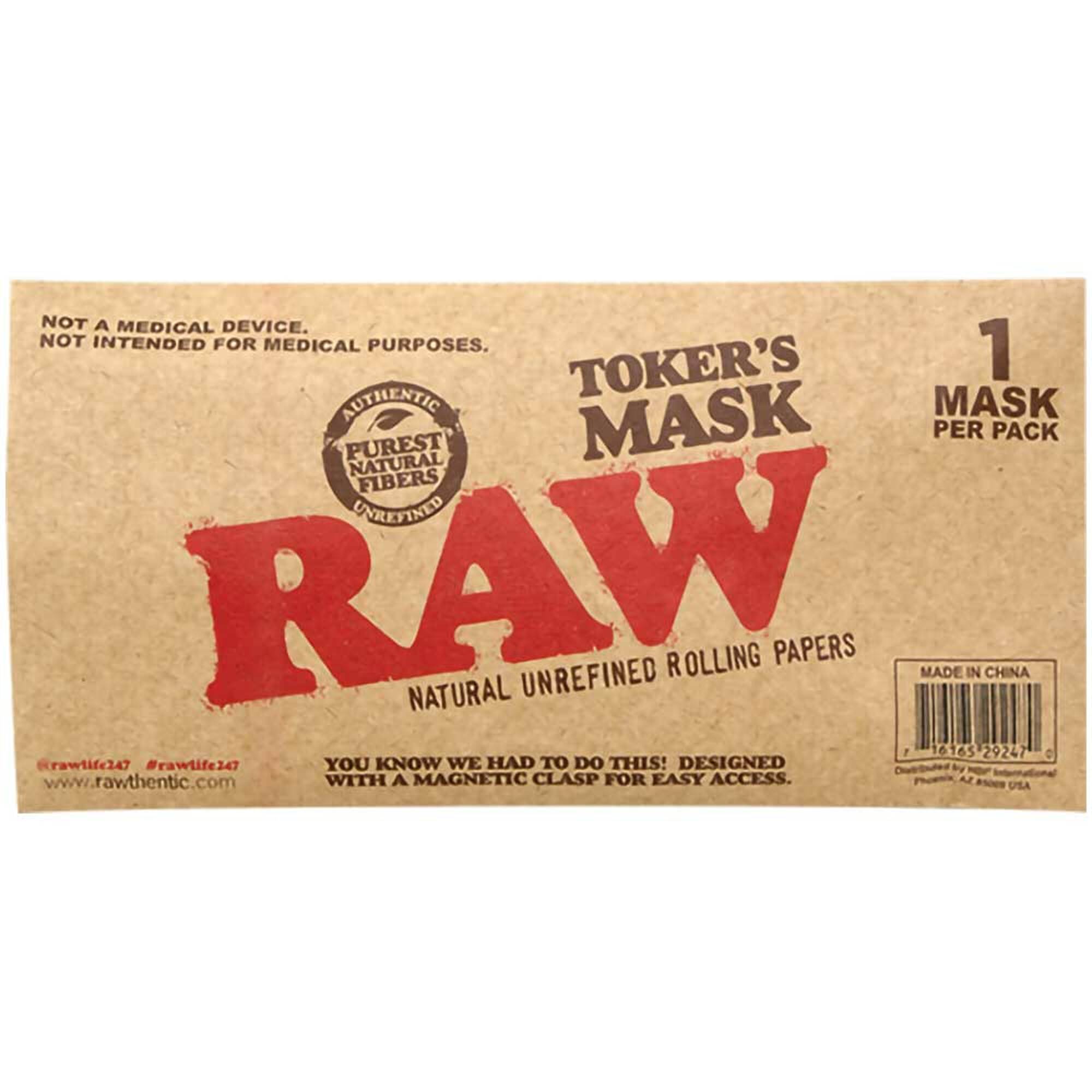 Raw - Tokers Face Mask - 1pc