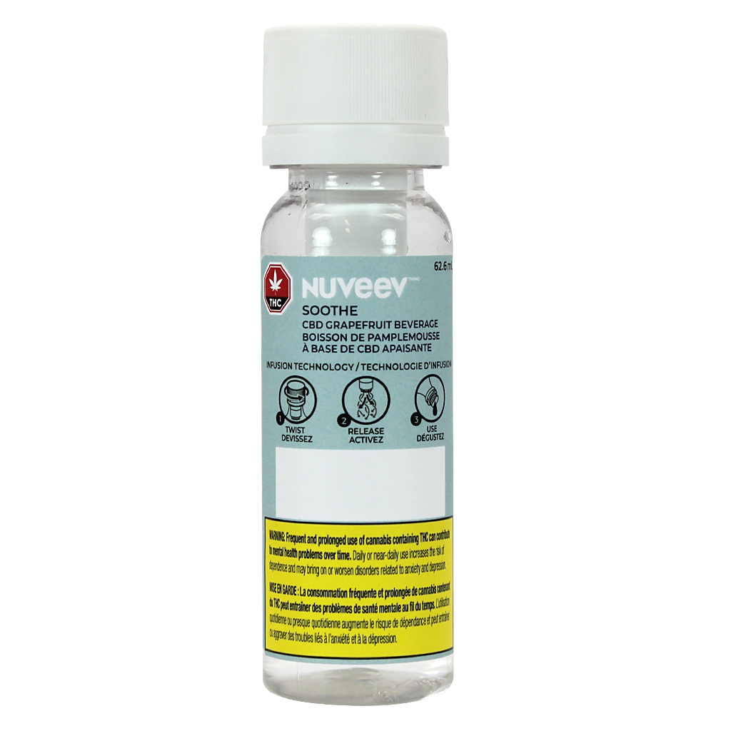 Nuveev - Soothe CBD Grapefruit Beverage Hybrid - 1x62.6ml