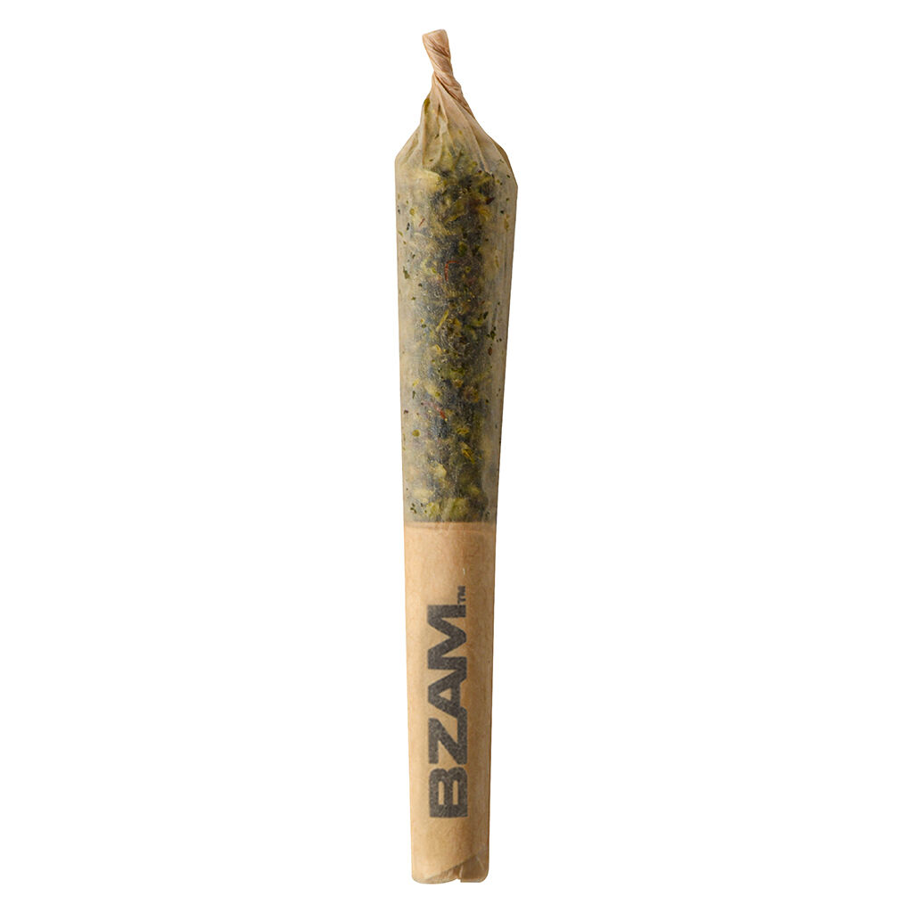 BZAM - Blue Raspberry Jet Pack Infused Pre-Roll - Hybrid - 1x0.5g