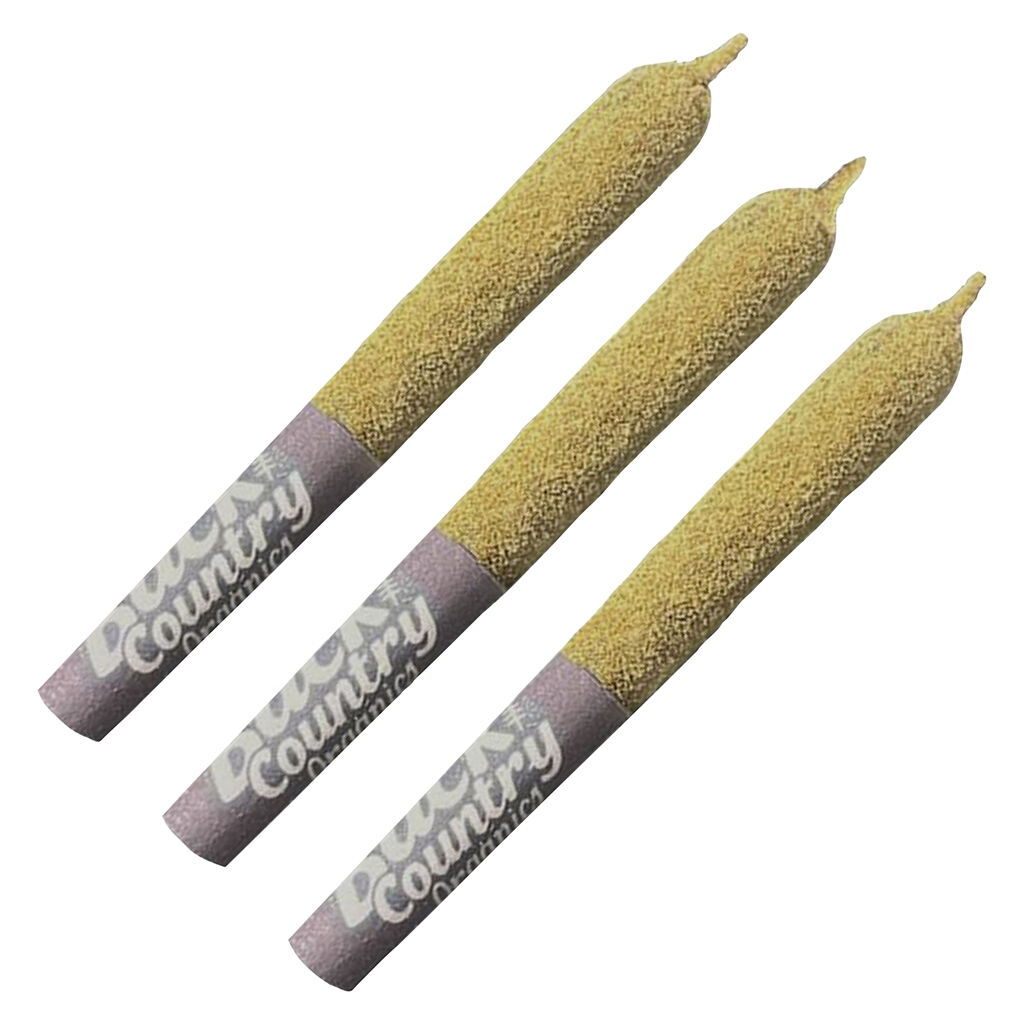 Back Country - GMO Bomb Rosin Infused Kief Coated Pre-Roll - Indica - 3x0.5g