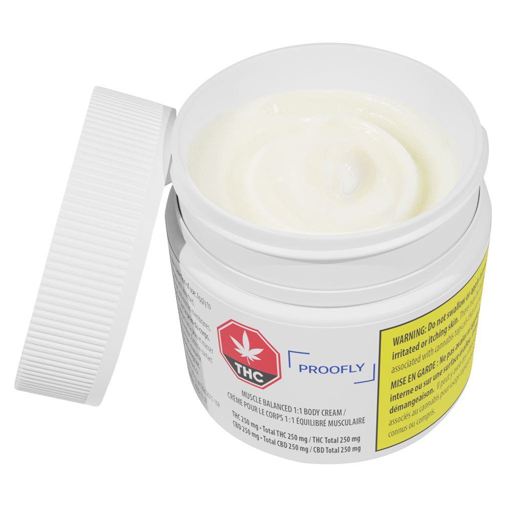 Proofly - Muscle Balanced 1:1 Cream Sativa - 100g