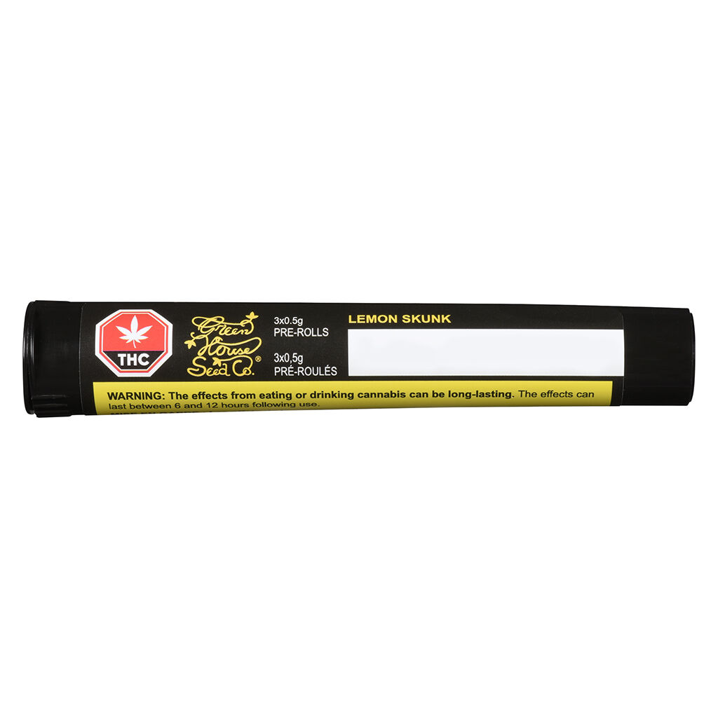 Green House Seed Co. - Lemon Skunk™ Pre-Roll Hybrid - 3x0.5g