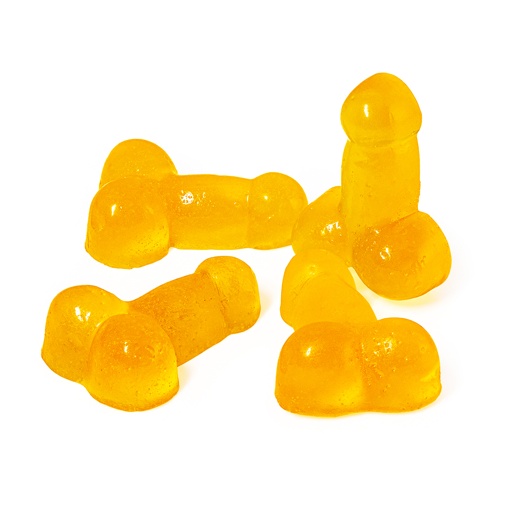 Censored Edibles - Happy Ending Vanilla Cream Hard Penises - Hybrid - 4 Pack