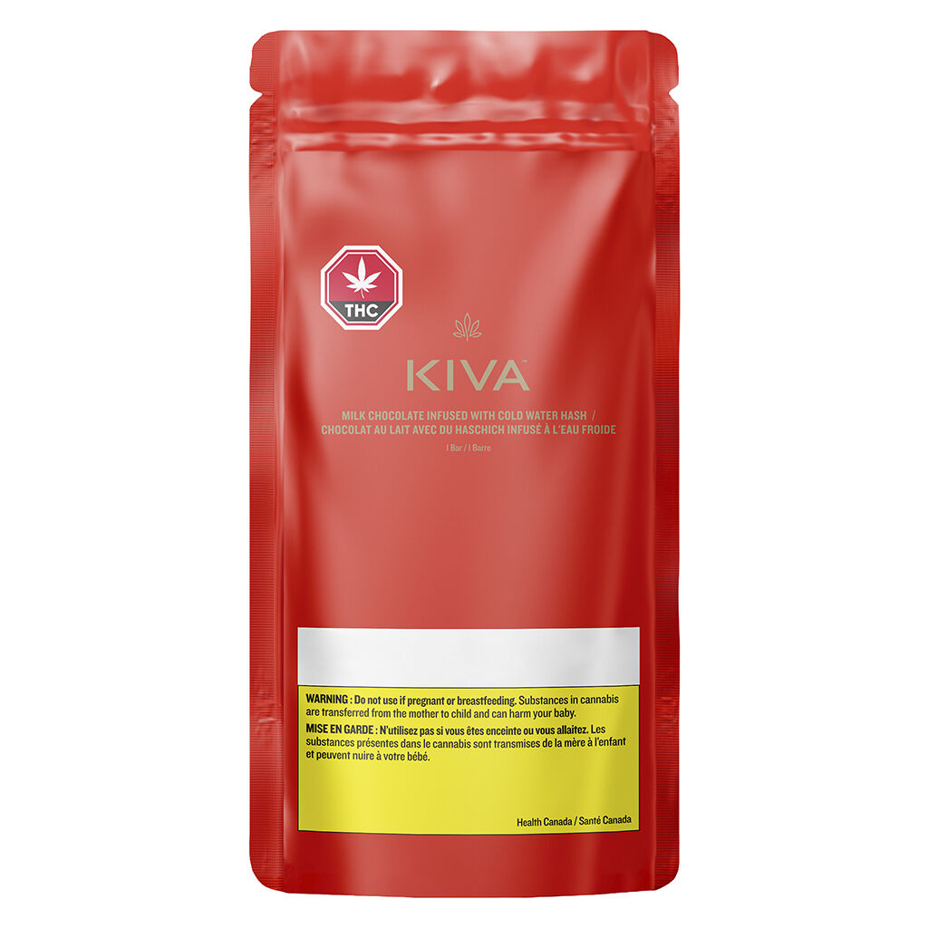 KIVA - Milk Chocolate Infused With Cold Water Hash - Blend - 1 Pack