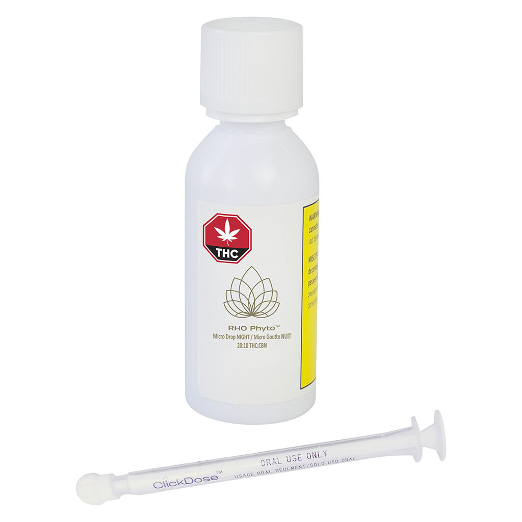 RHO Phyto - Micro Drop Night 20:10 THC:CBN - Hybrid - 30ml
