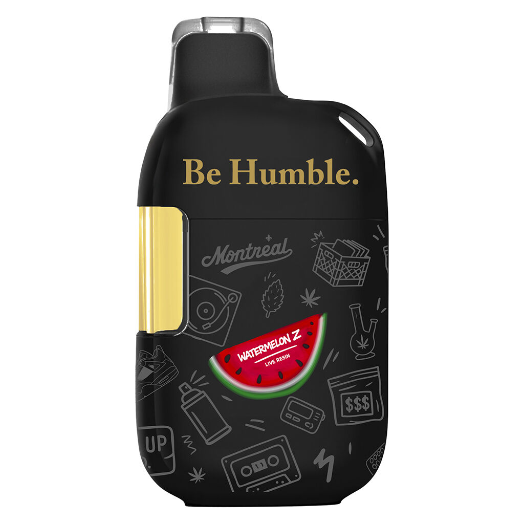 Be Humble. - Watermelon Z Live Resin AIO - Indica - 1g