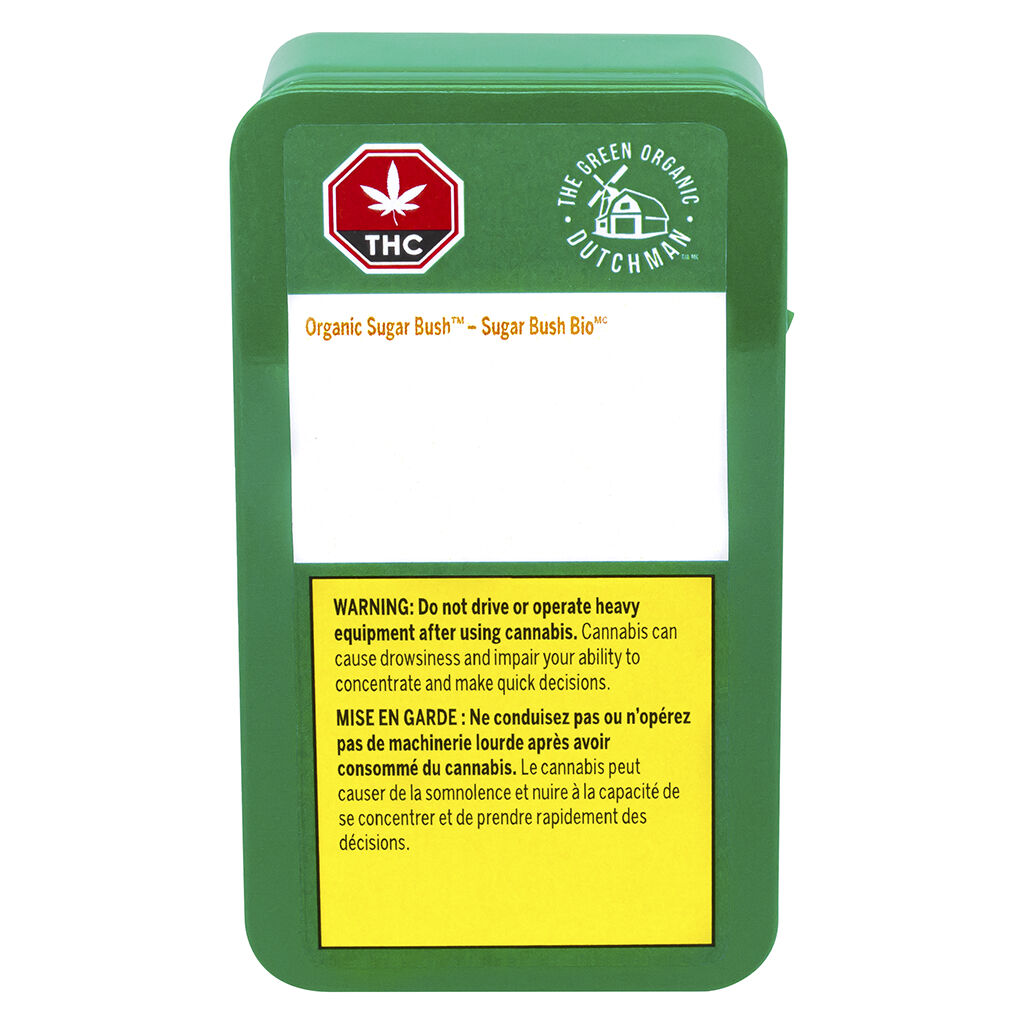 The Green Organic Dutchman - Organic Sugar Bush Pre-Rolls - Sativa - 3x0.5g