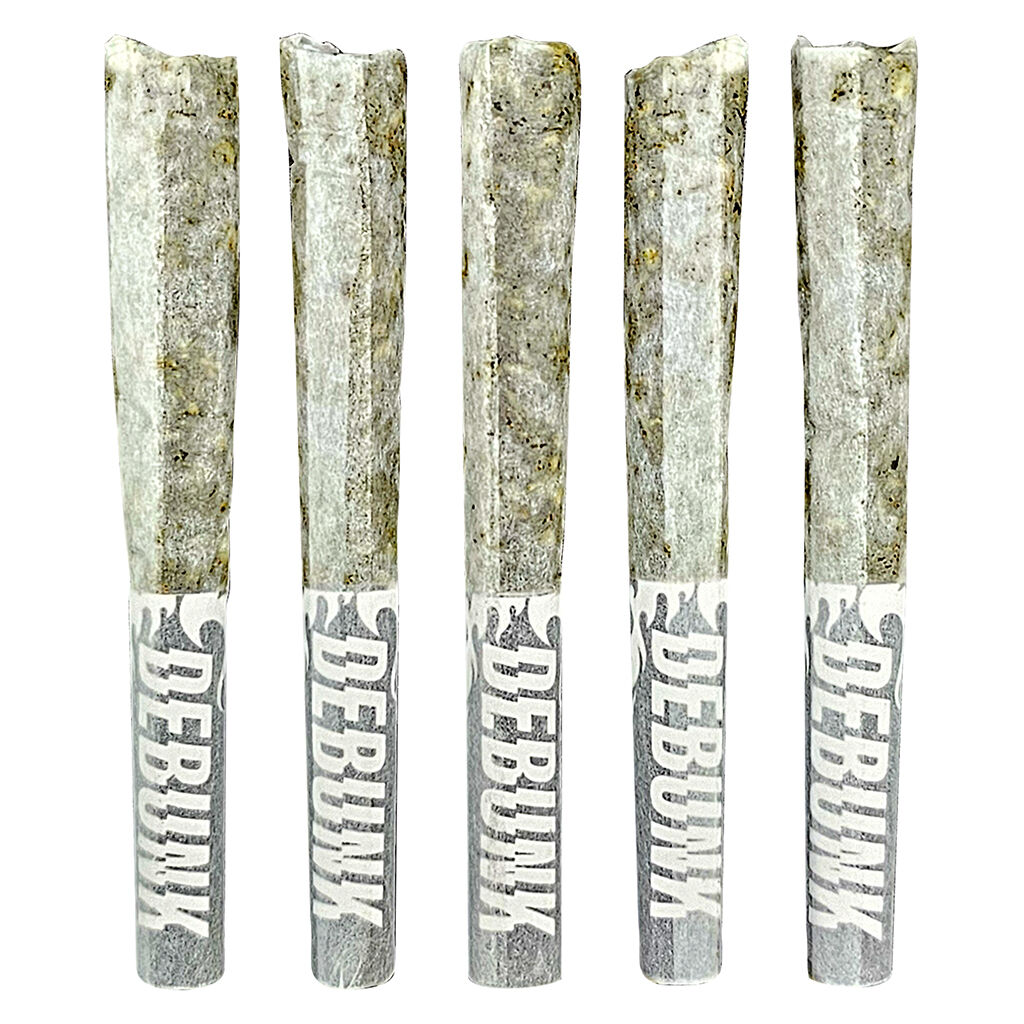DEBUNK - Darts: Sour ZKZ Diamond Infused Pre-Roll - Sativa - 5x0.5g