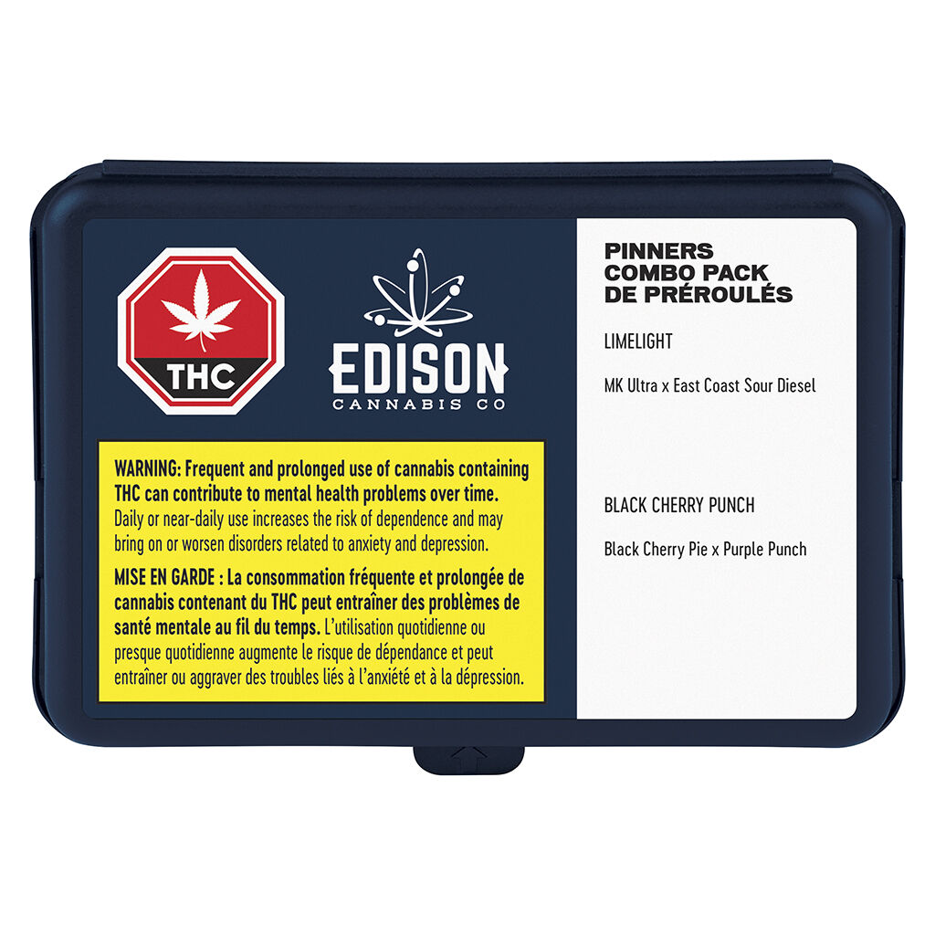 Edison Cannabis Co - Limelight + Black Cherry Punch Pre-Roll Combo Pack - 10x0.35g
