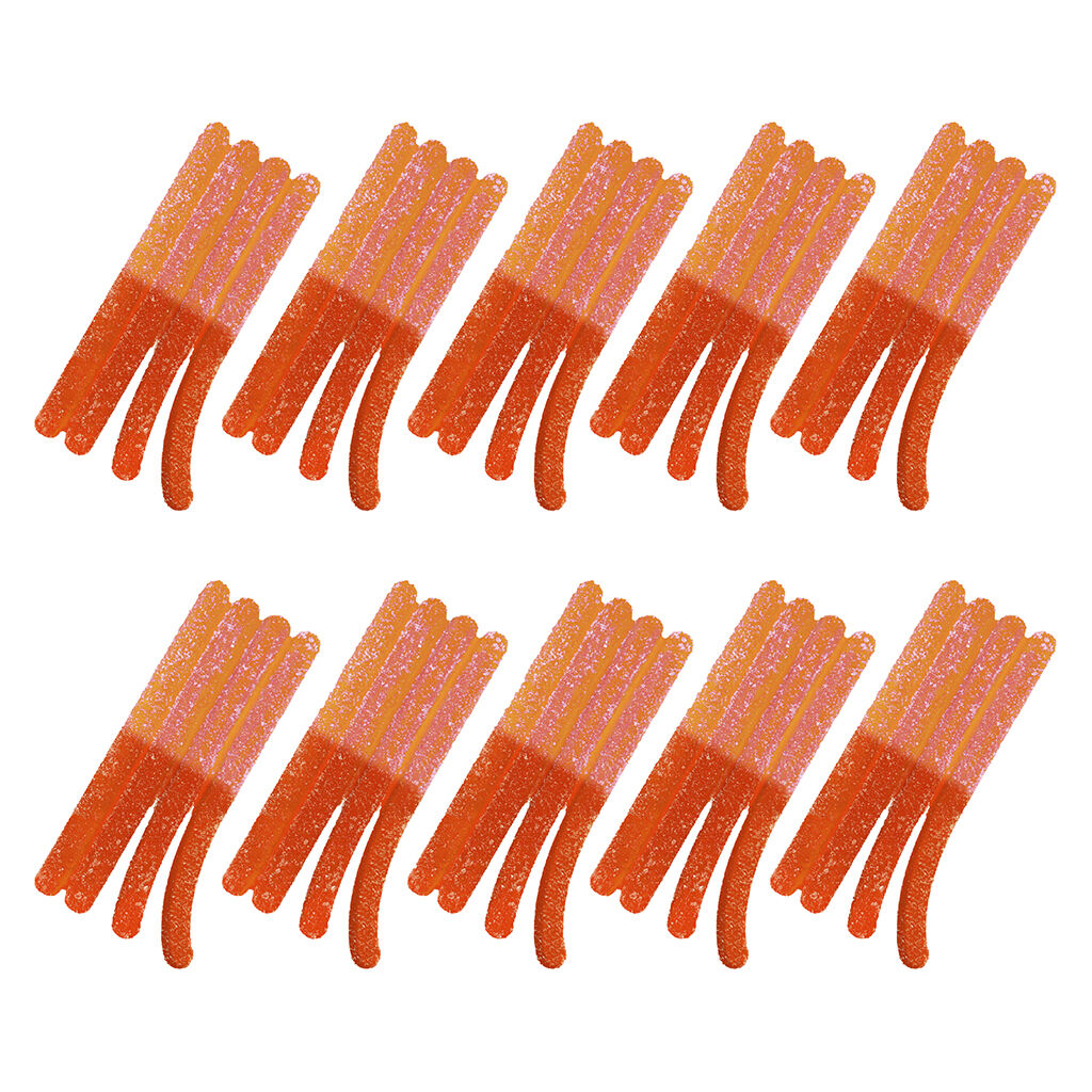 Olli StikiStix - 10x1 Pack 100 THC CBG CBN CBD Multipack Sour Fizzy Peach Lemonade - Hybrid