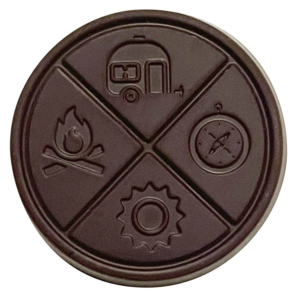 The Hazy Camper - Black Forest THC Organic Dark Chocolate - Hybrid - 1 Pack
