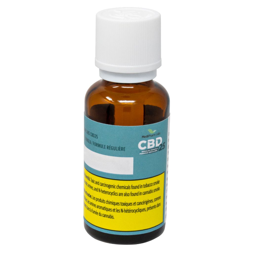MediPharm Labs - CBD25 Regular Formula Oil Blend - 30ml