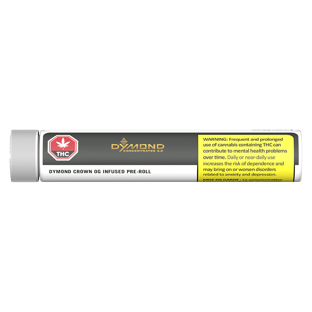 Dymond Concentrates 2.0 - Death Bubba THCA Diamond Infused Pre-Roll - Indica - 3x0.5g