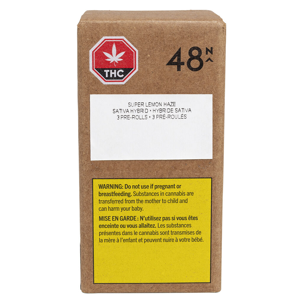 48North - Super Lemon Haze Pre-Roll - Hybrid - 3x0.5g