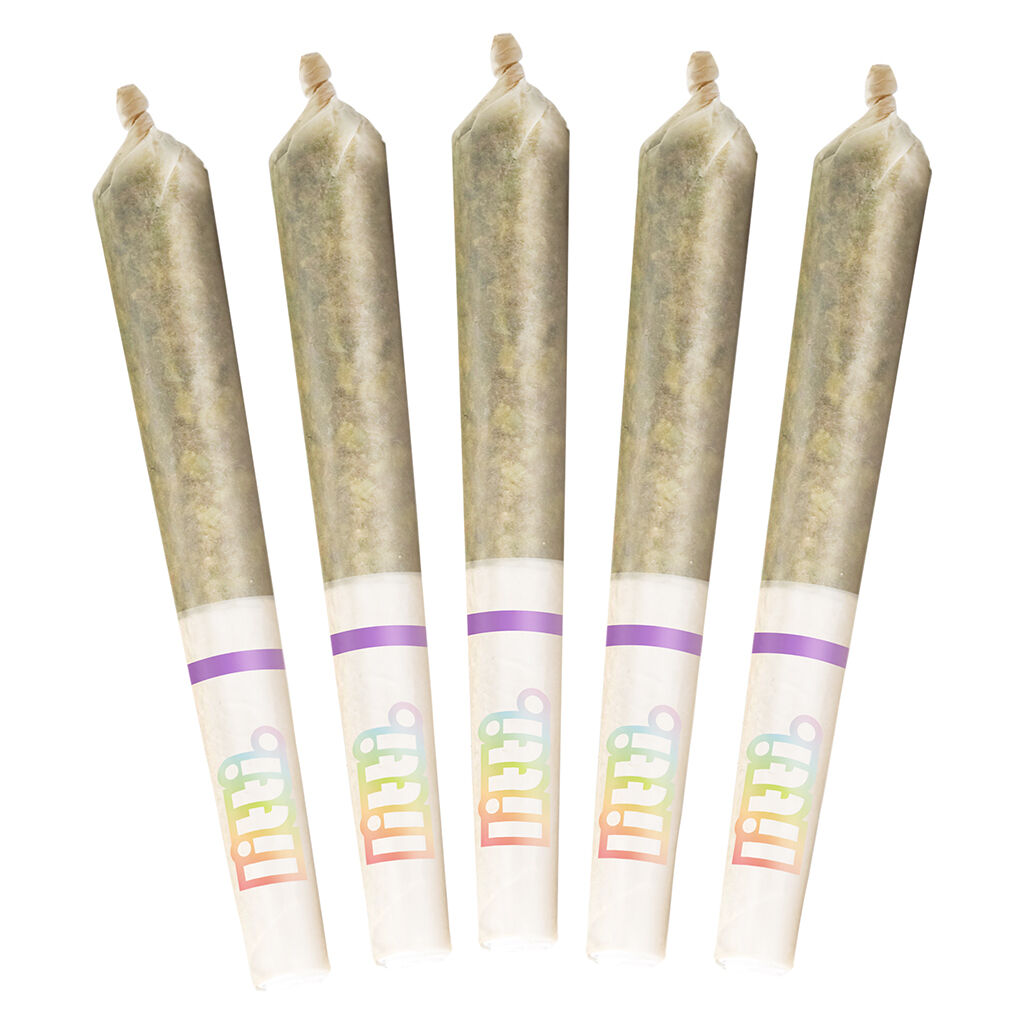 LITTI - Sunrise Smash Diamond Infused Pre-roll - Sativa - 5x0.5g