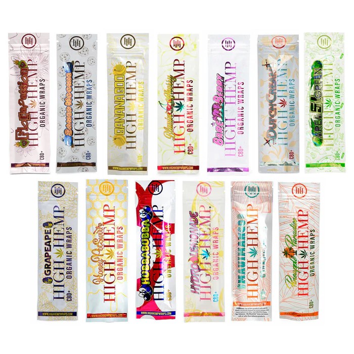 High Hemp Organic Wraps Assorted