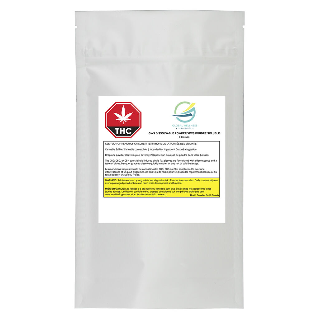 Global Wellness Strategies - Dissolvable Powder (CBD/CBG/CBN) - Blend - 6 Pack