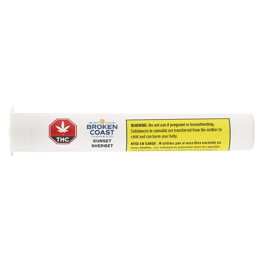Broken Coast - Sunset Sherbet Pre Roll - 3x0.5g
