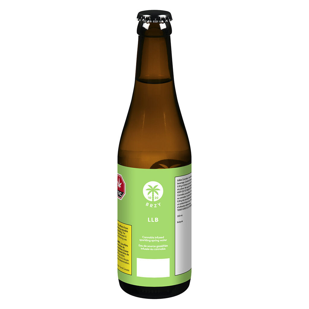 BRZY - LLB Cannabis Infused Sparkling Spring Water - Hybrid - 5230 - 330ml