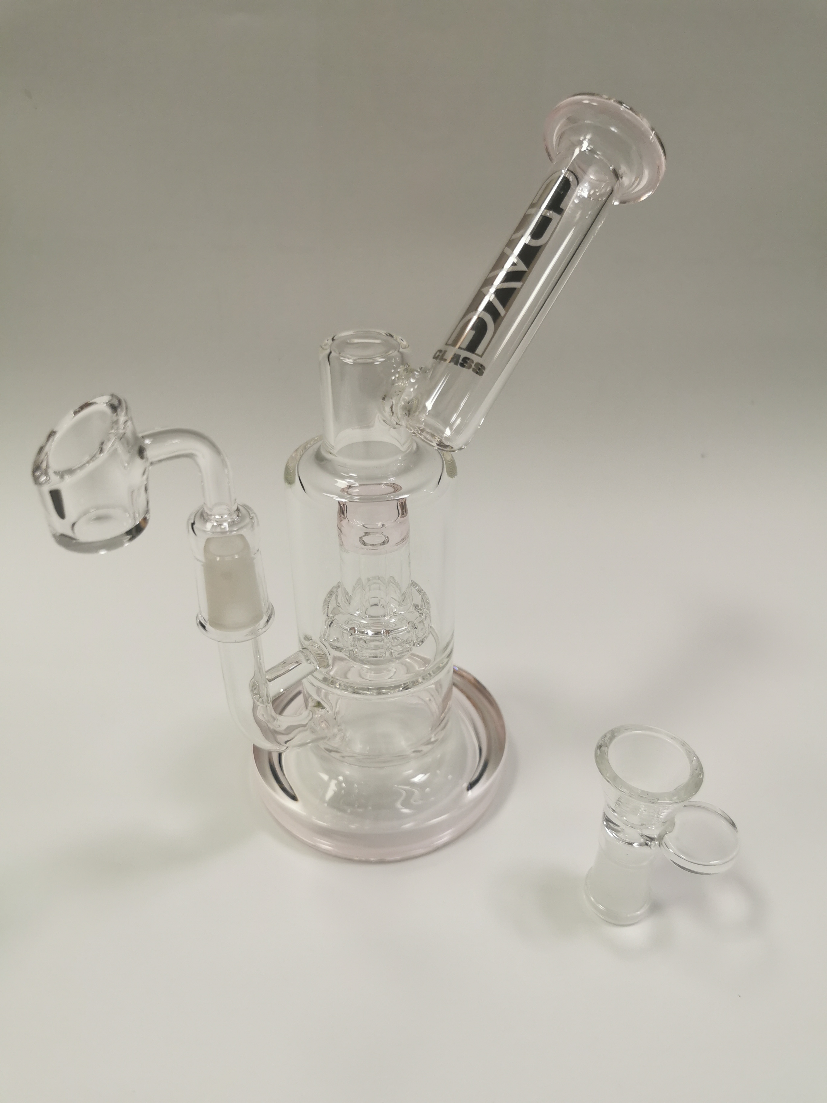 Crave Glass Pink Rig/Bong CV026