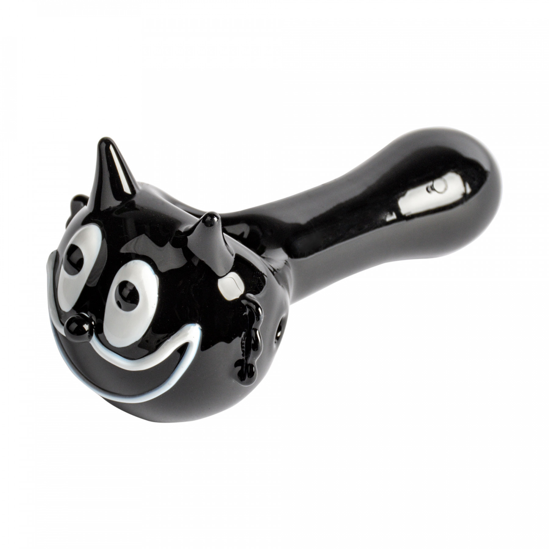 Red Eye Glass - 5" Kitty the Cat Hand Pipe
