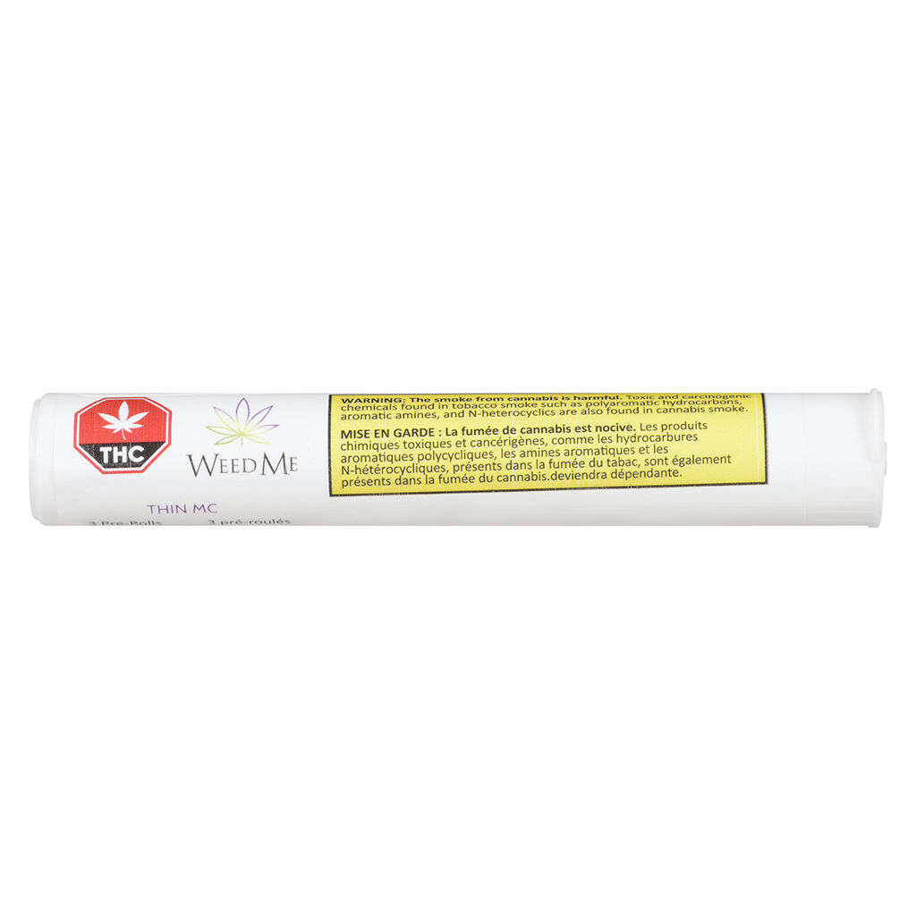 Weed Me - Thin MC Pre-Roll Indica - 3x0.5g