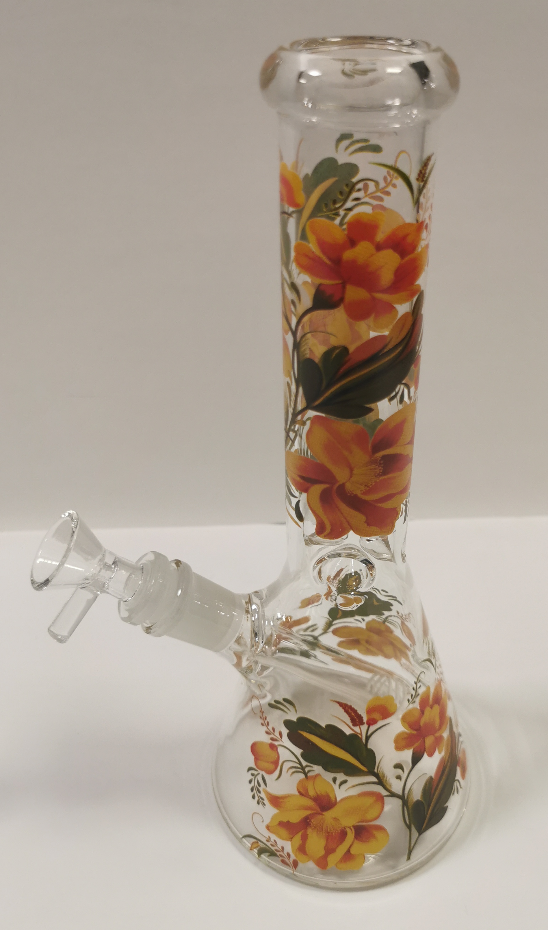 Glass bong Orange Flowers GBOF1