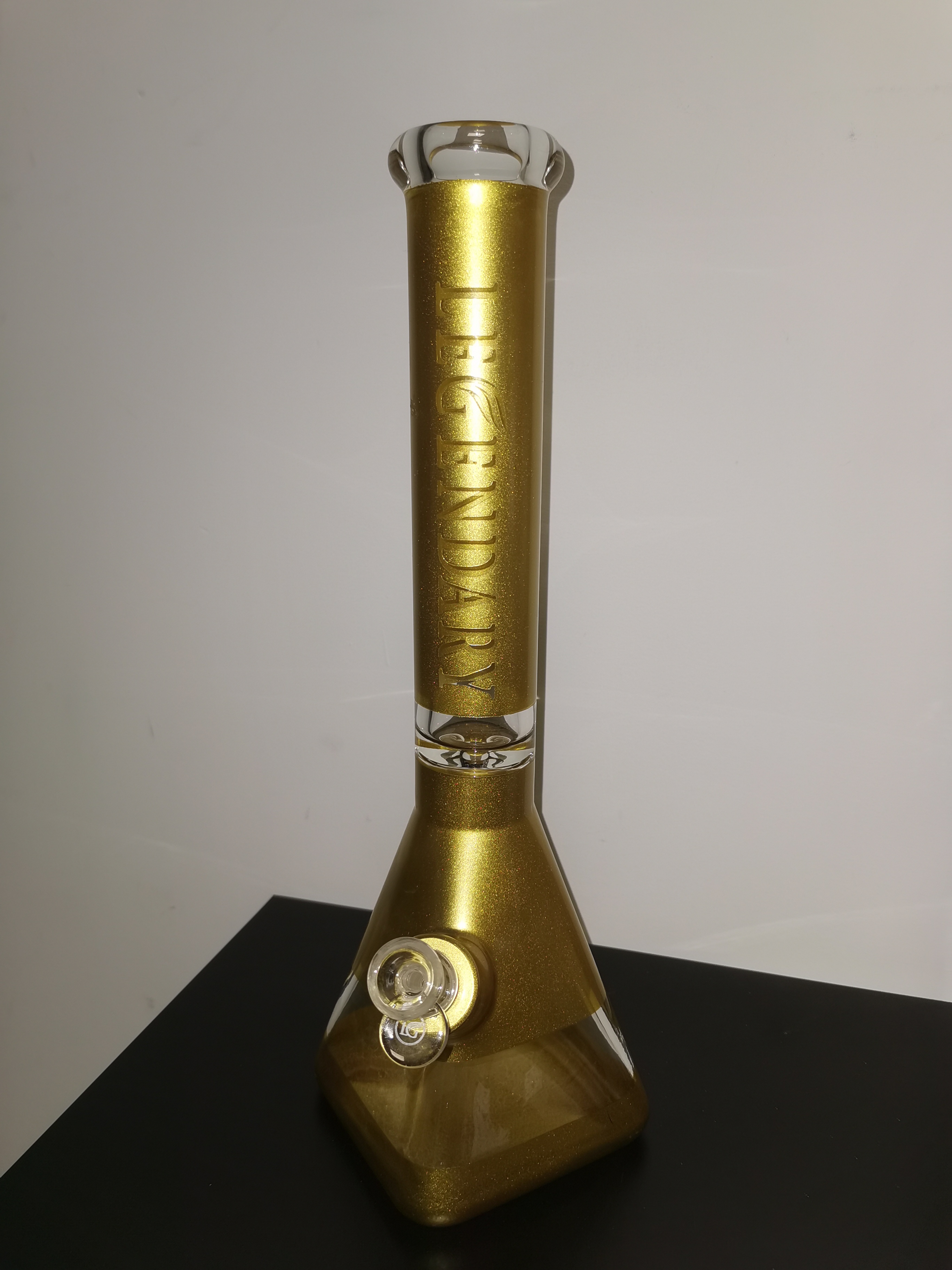 Gold Pyramid Bong