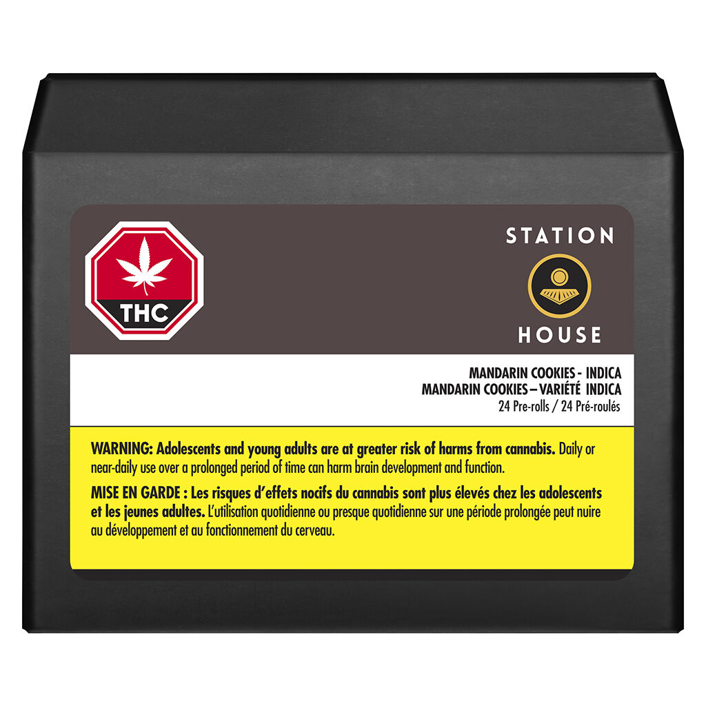 Station House - Mandarin Cookies Pre-Roll - Indica - 12x0.5g