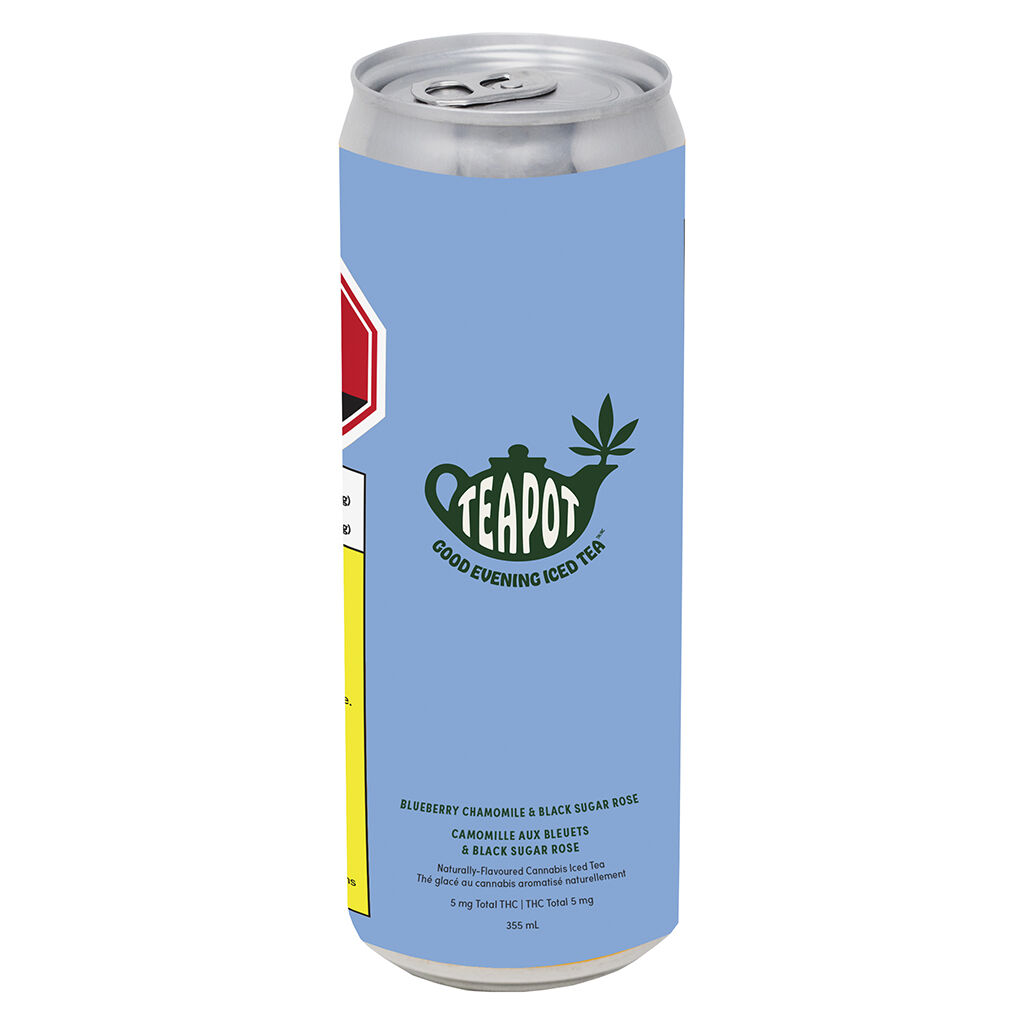 TeaPot - Good Evening Iced Tea Blueberry Chamomile Tea - Indica - 355ml