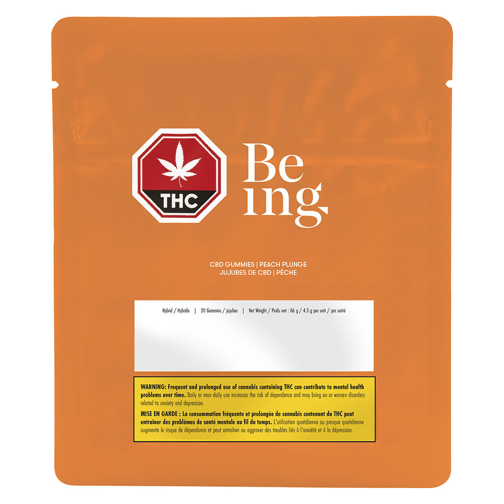 Being - CBD Gummies Peach Plunge - Hybrid - 20 Pack