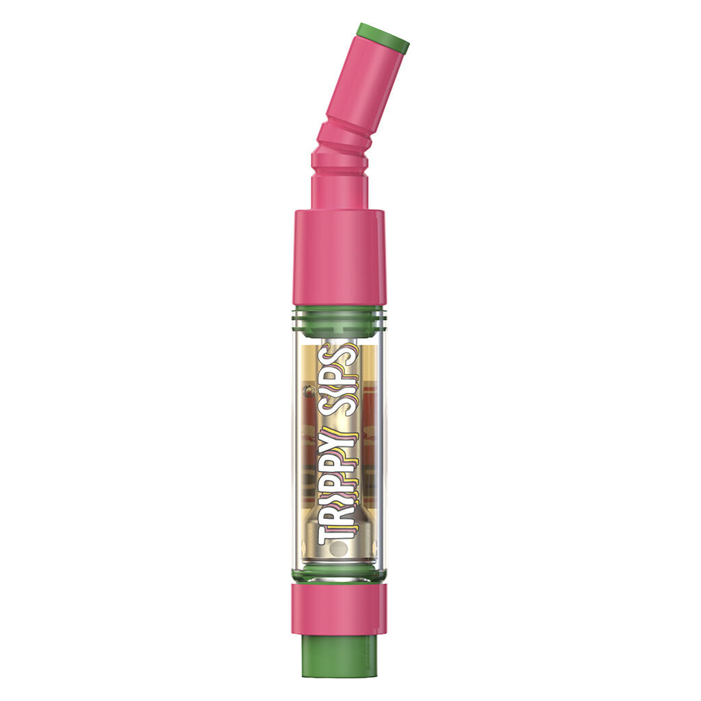 Trippy Sips - Watermelon Drip Liquid Diamond Prefille 510 Thread Cartridge - Indica - 0.95g