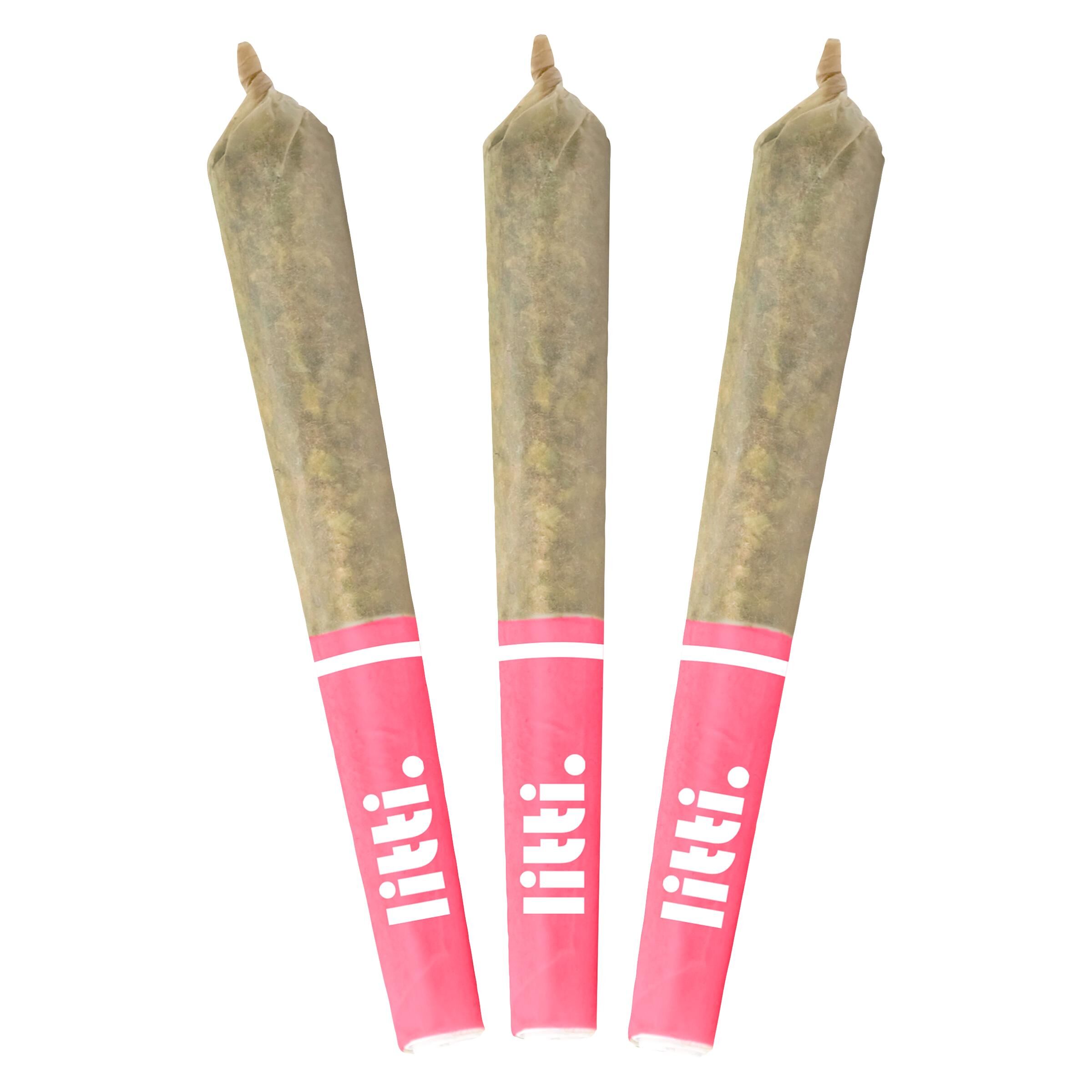 LITTI. - Gulupa Gulp Infused Pre-Roll 3x0.5g - LITTI. - Gulupa Gulp Infused Pre-Roll - Sativa - 3x0.5g