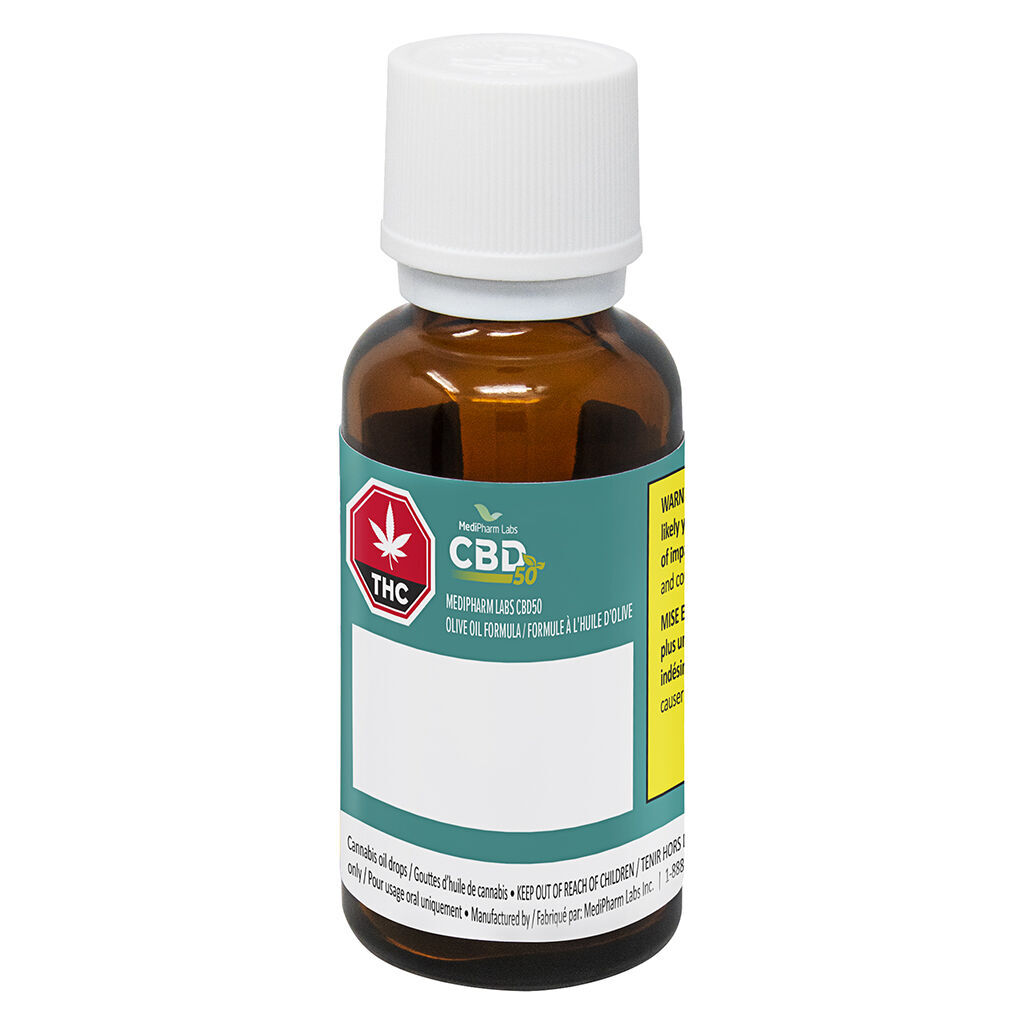 MediPharm Labs - CBD50 Olive Oil Formula - Blend - 31.2ml