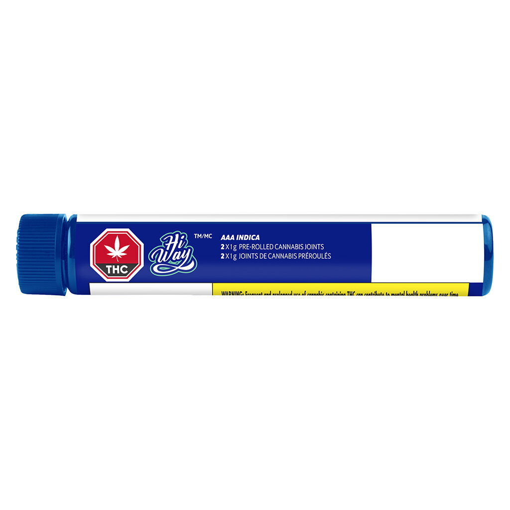Hiway - Indica Pre-Roll - 2x1g pre roll