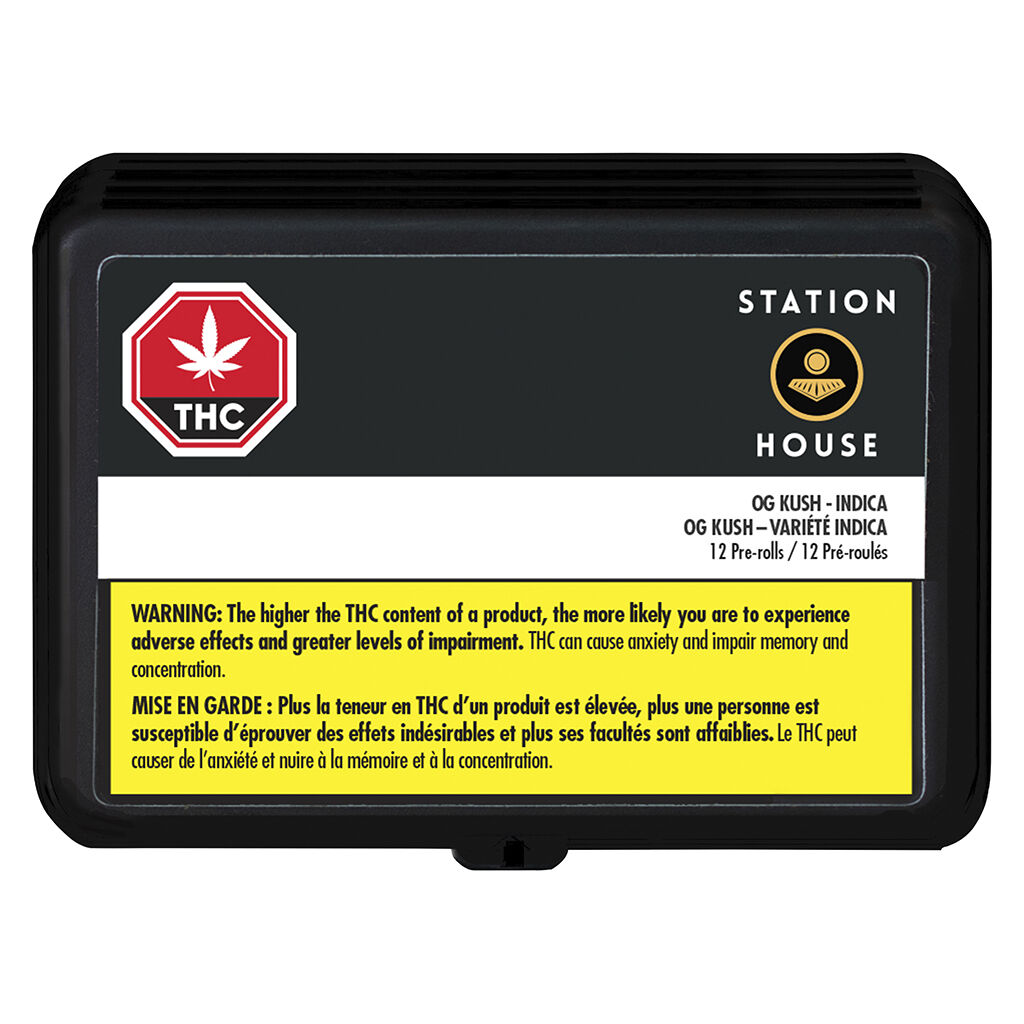 Station House - OG Kush Pre-Roll Indica - 6x0.5g