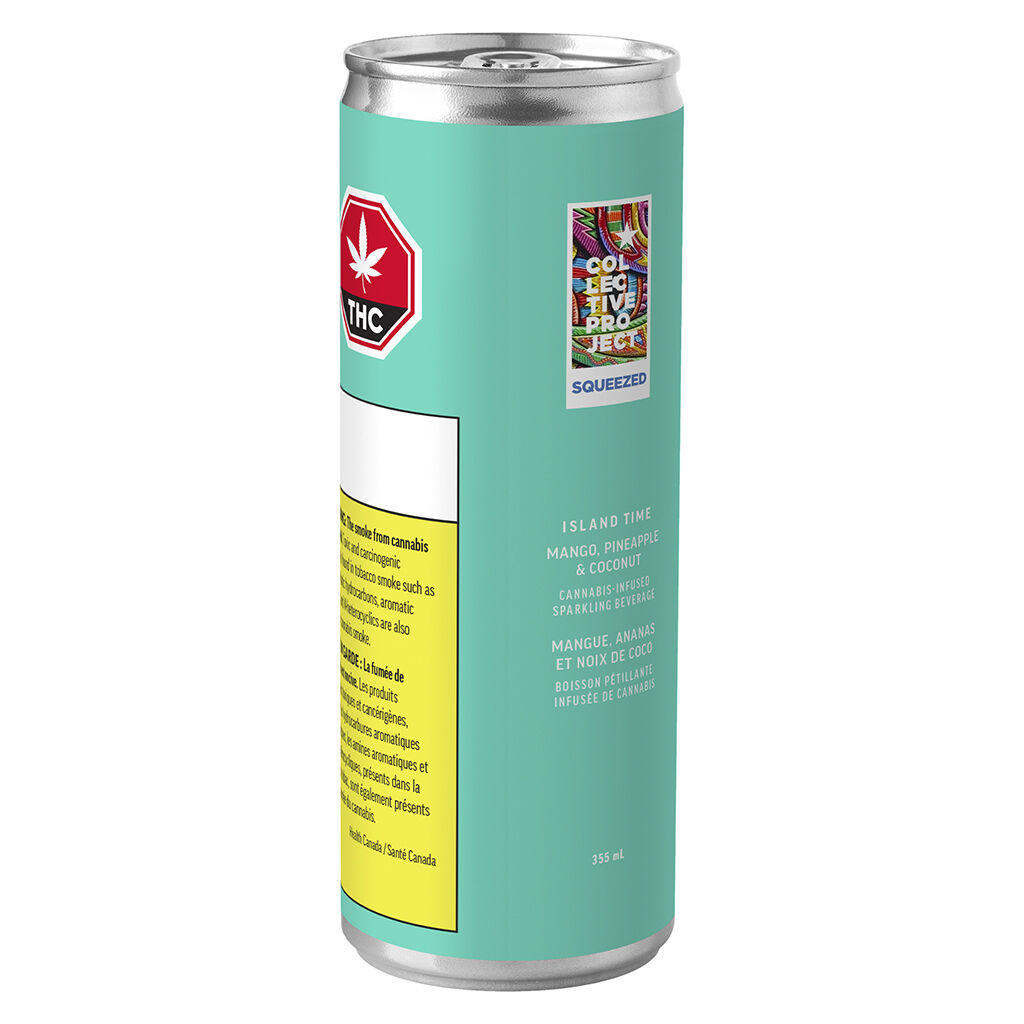 Collective Project - Island Time (Mango Pineapple & Coconut) Sparkling Juice - Hybrid - 7128-355ml