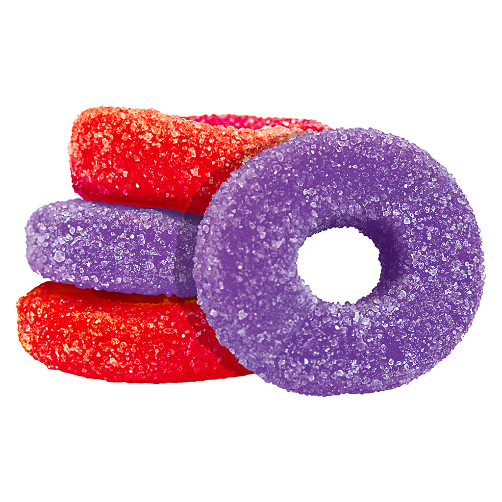Olli O's - Sour Grape & Strawberry THC/CBN/CBD - Hybrid - 4 Pack