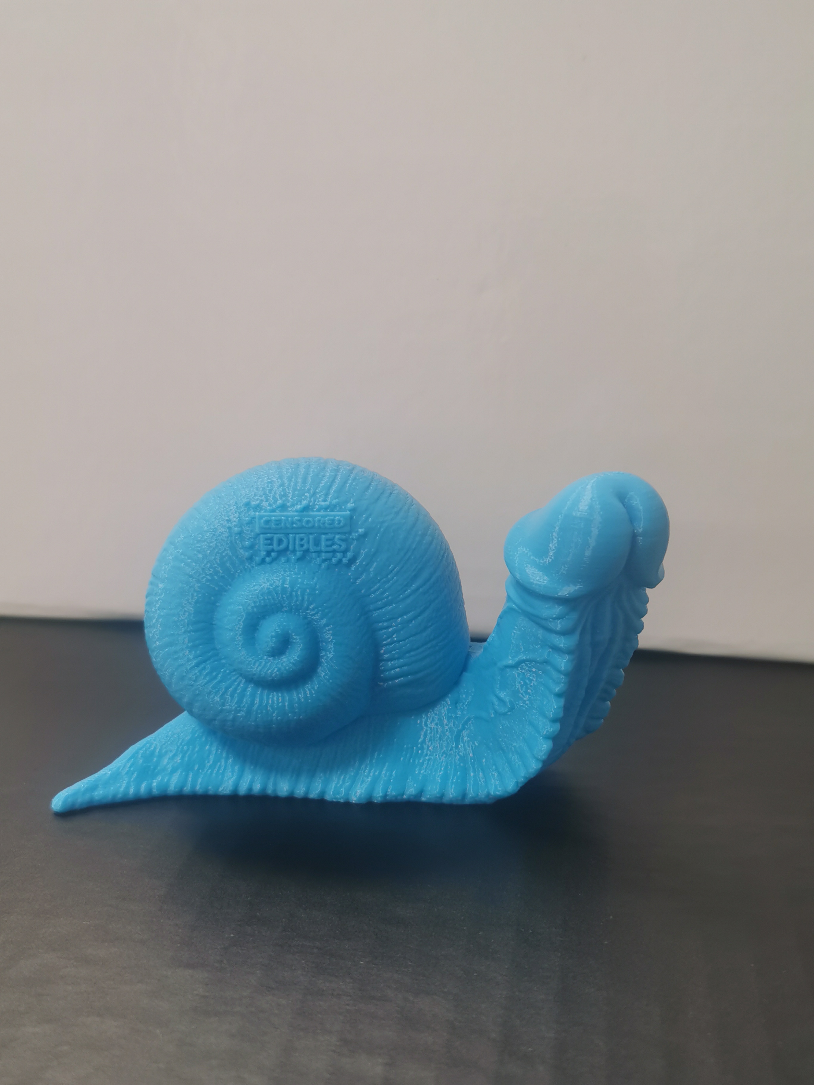 Censored Edibles - Animal Figures - Large Snail - Blue