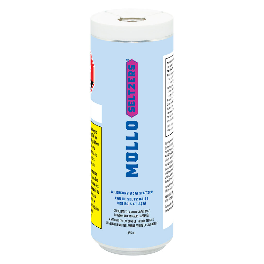 Mollo - Wildberry Acai Seltzer - Hybrid - 4x355ml