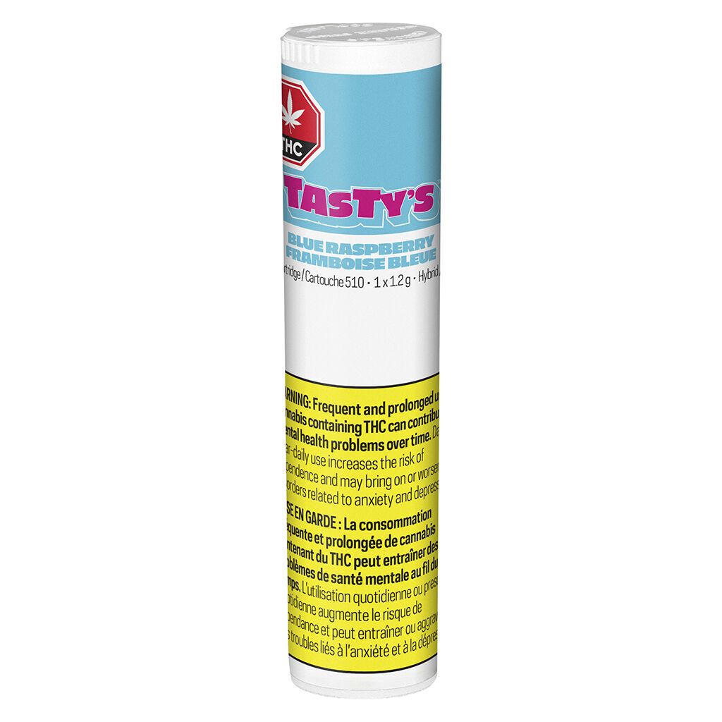 Tasty's - Blue Raspberry 510 Thread Cartridge - Hybrid - 1.2g