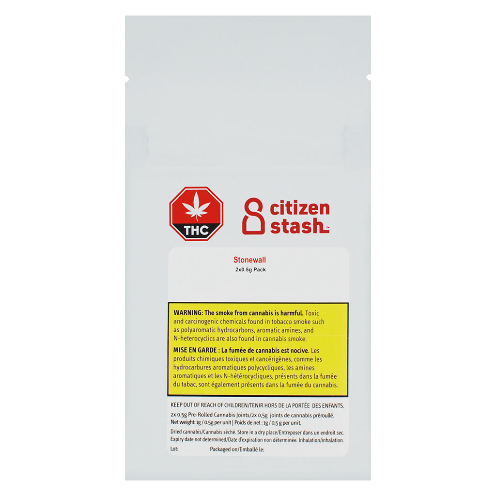 Citizen Stash - Stonewall Pre-Roll Sativa - 2x0.5g