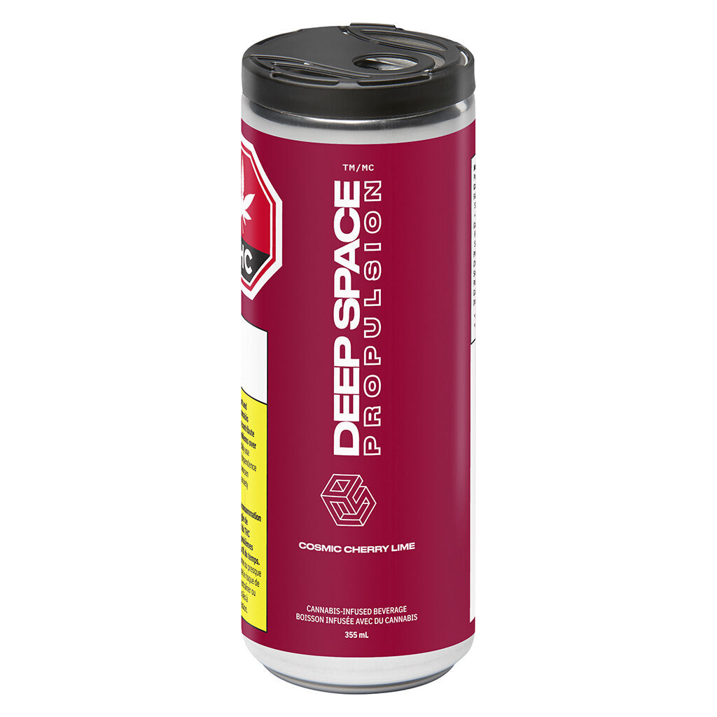 Deep Space Propulsion - Cosmic Cherry Lime THC + CBG + Caffeine - Sativa - 355ml